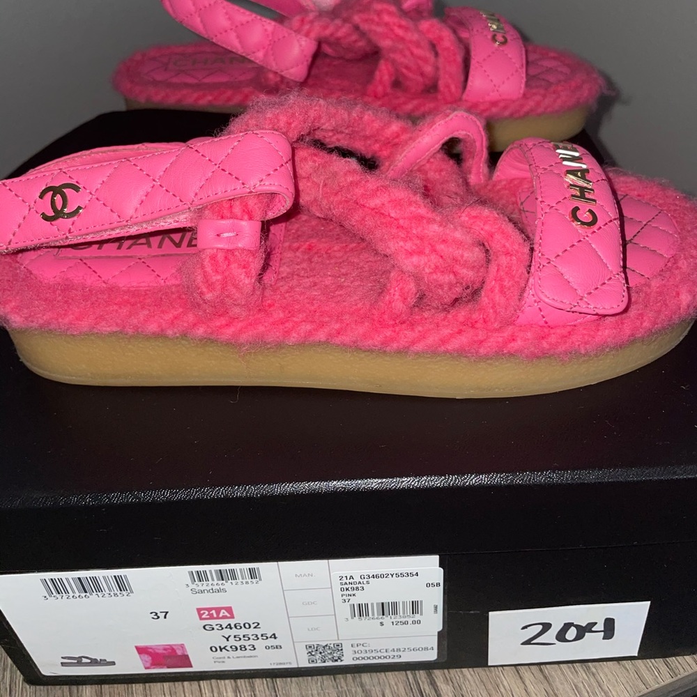 Chanel Rope sandals size 37